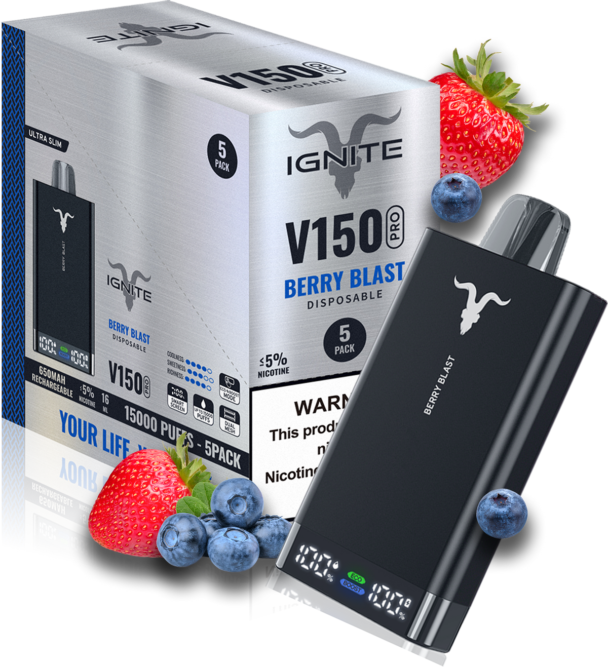 Ignite V150 PRO Vape Device [5 Pack]
