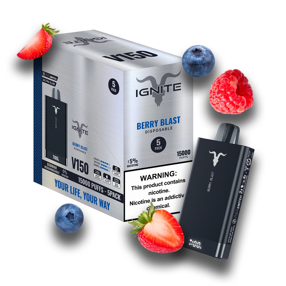 Ignite V150 Vape Device [5 Pack]