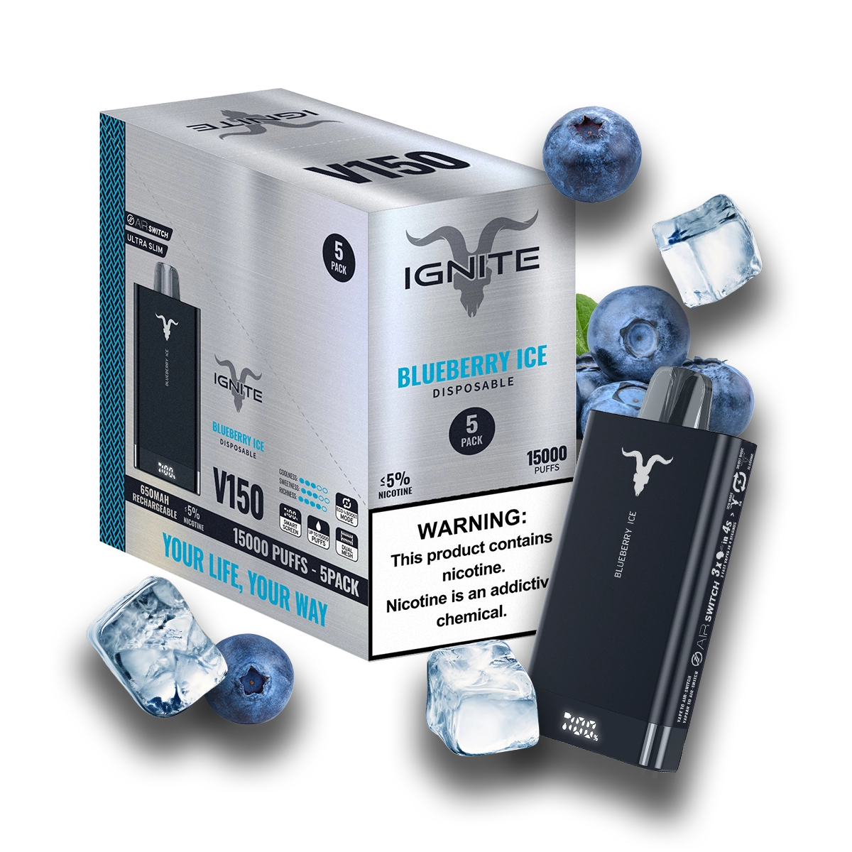 Ignite V150 Vape Device [5 Pack]