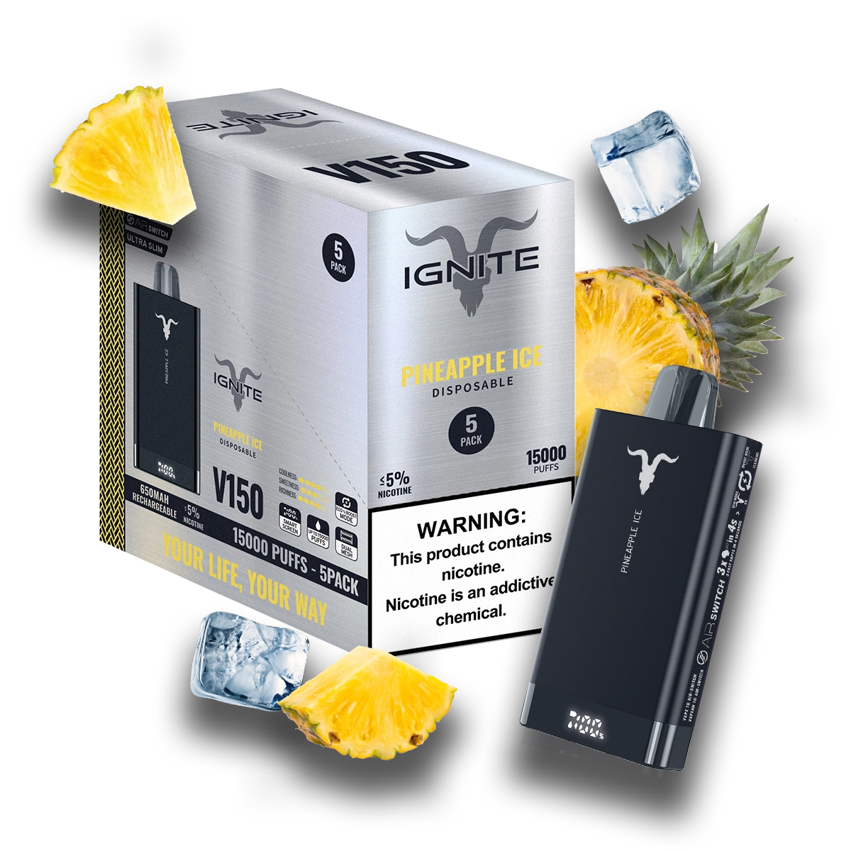 Ignite V150 Vape Device [5 Pack]