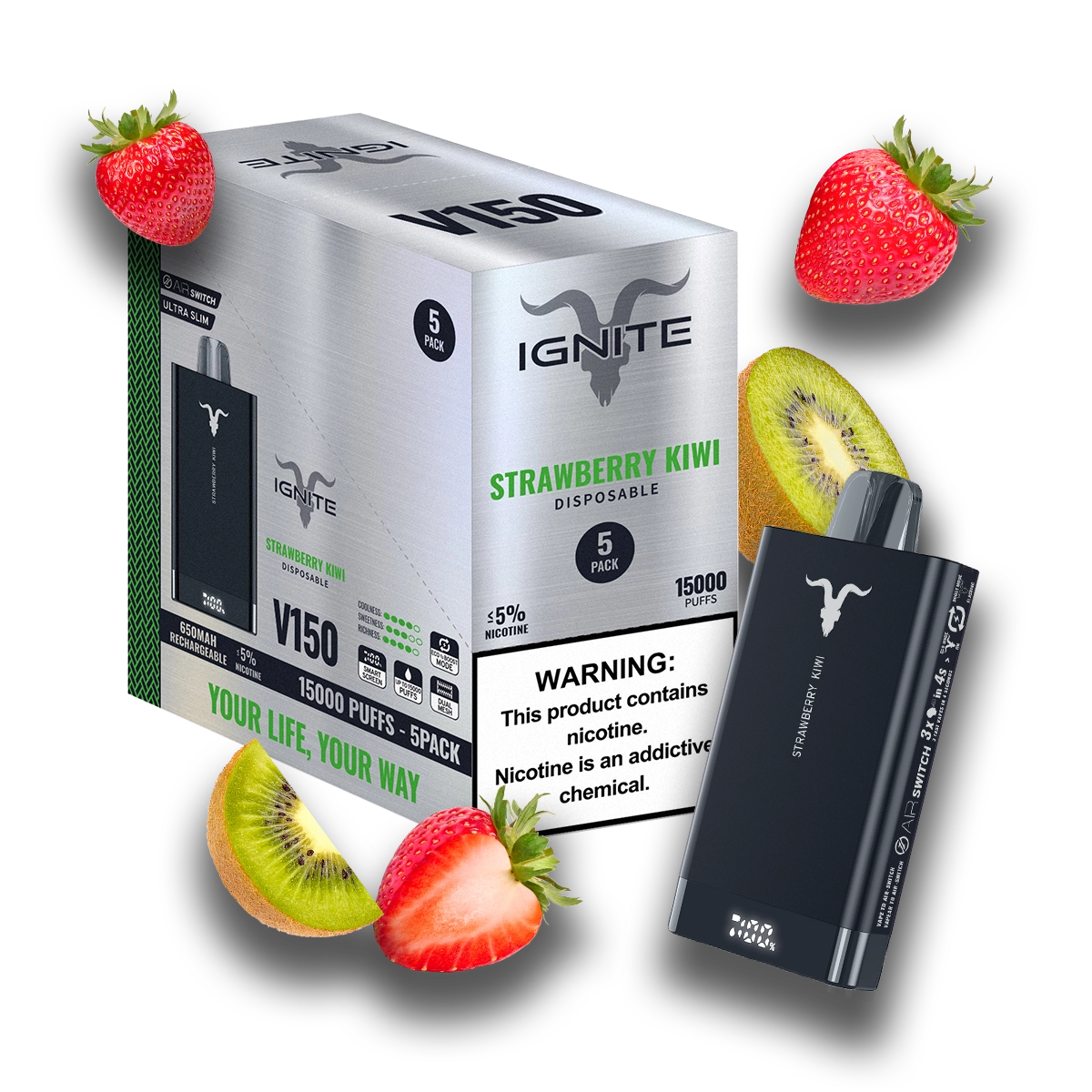 Ignite V150 Vape Device [5 Pack]