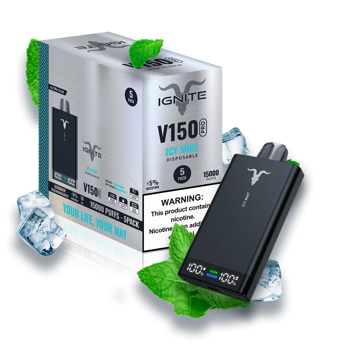 Ignite V150 PRO Vape Device [5 Pack]