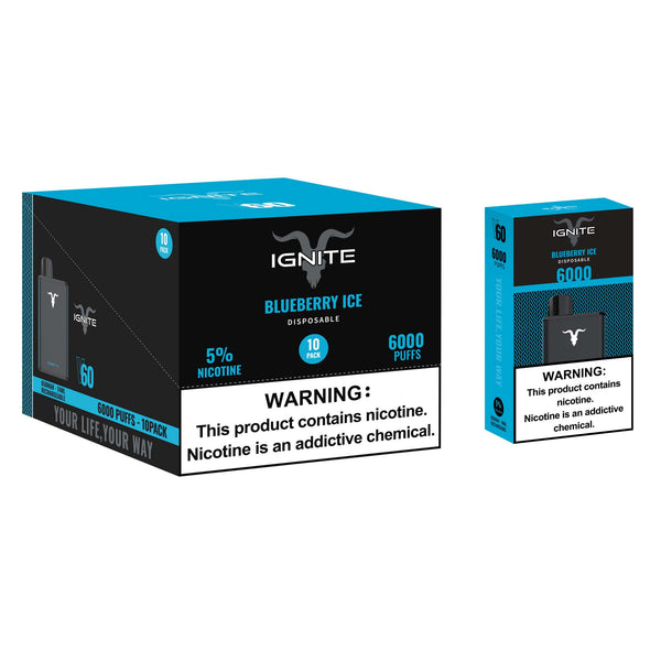 Ignite V60 Vape Pen [10ct] - PUFF IGNITE