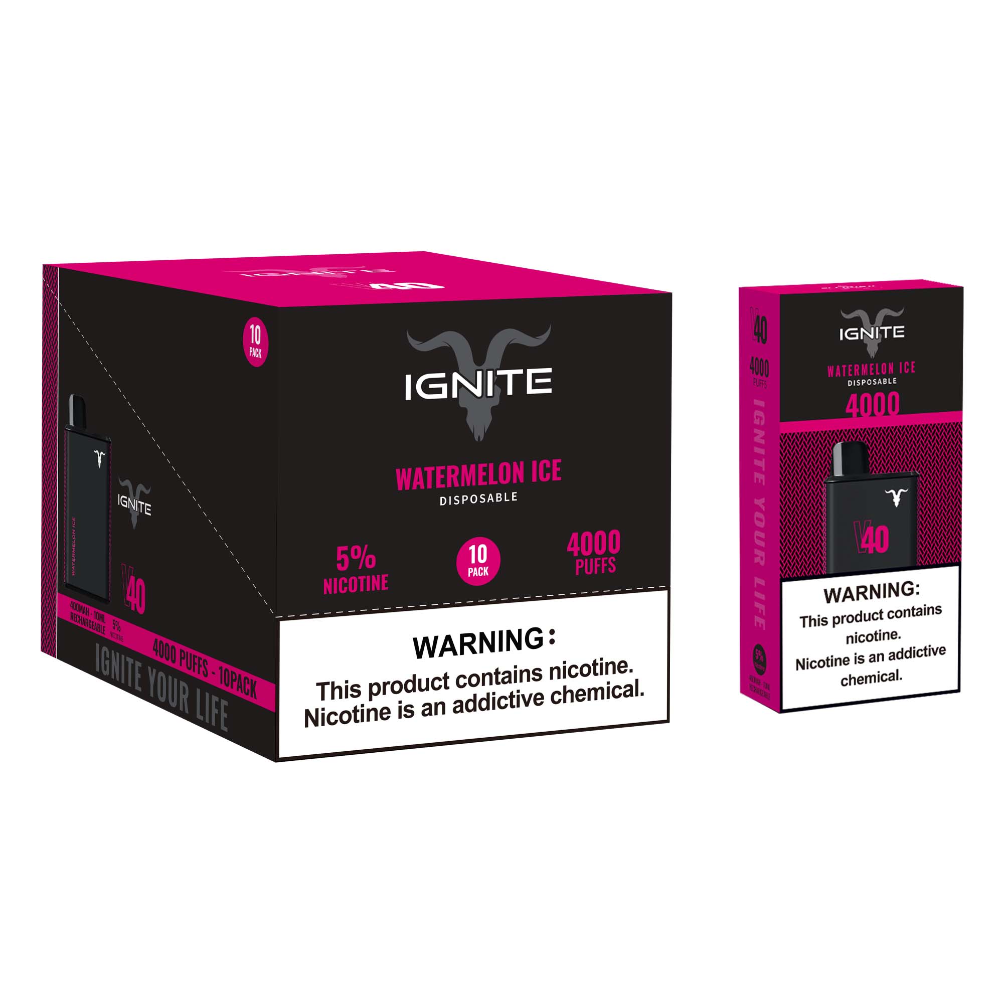 Disposable V40 Vape Pens - PUFF IGNITE